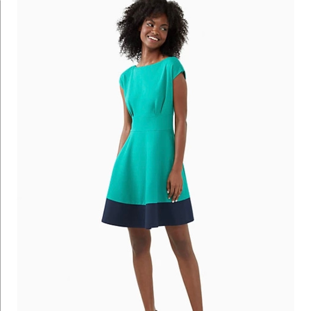 Kate Spade Colorblock Ponte Fiorella Dress